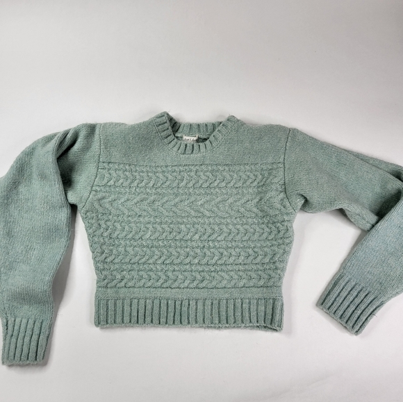 For Love & Lemons Green Dominique Sweater sz S - Picture 4 of 6